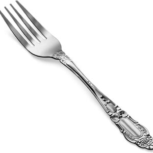 Pookes Dinner Forks, Stainless Steel Table Forks, Flatware (Set of 12) (Forks)