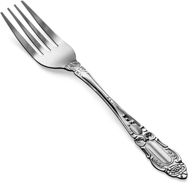 Pookes Dinner Forks, Stainless Steel Table Forks, Flatware (Set of 12) (Forks)